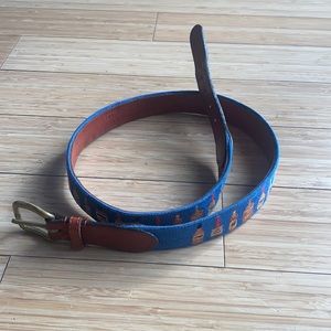 Smathers and Branson Men’s Needlepoint Belt (whiskey pattern)